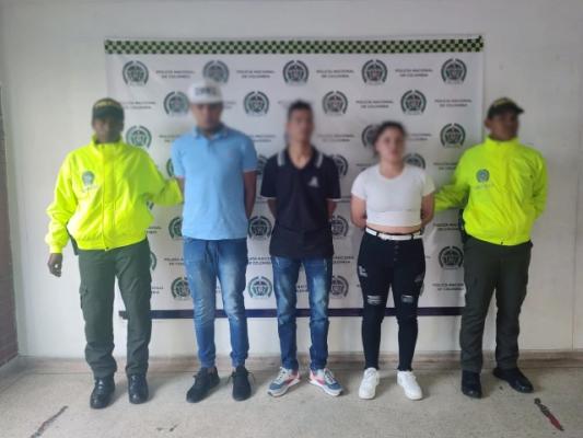 Los hoy capturados se dedicaban al hurto de residencias mediante la modalidad de ventosa 