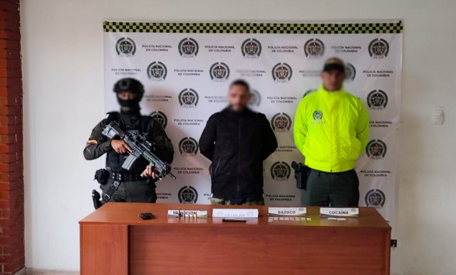 Capturado con estupefacientes 