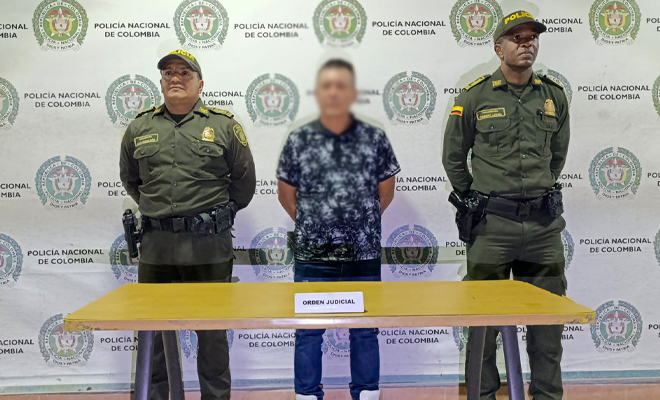 La persona judicializada presentaba orden de captura por el delito de concierto para delinquir agravado 