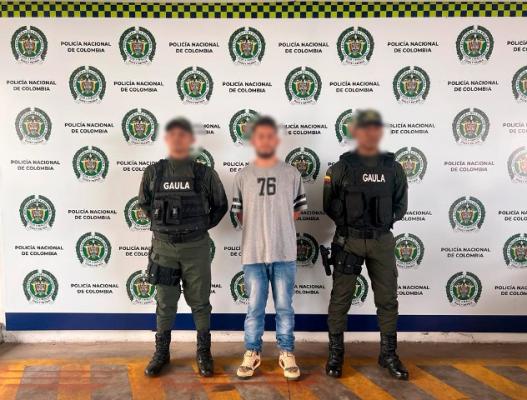 La persona capturada trabajaba como conductor de un vehículo particular