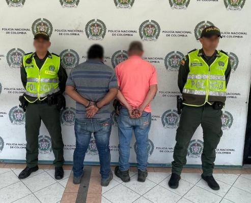 Fueron sorprendidos causando daños a un importante sector de la capital risaraldense