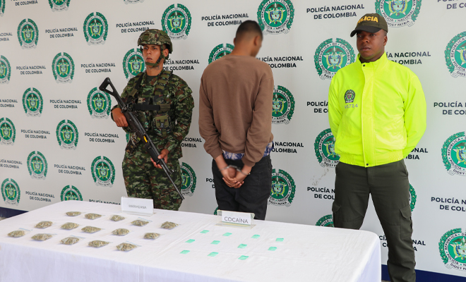 El tráfico de estupefacientes es un flagelo que se combate día a día en el área metropolitana de Pereira