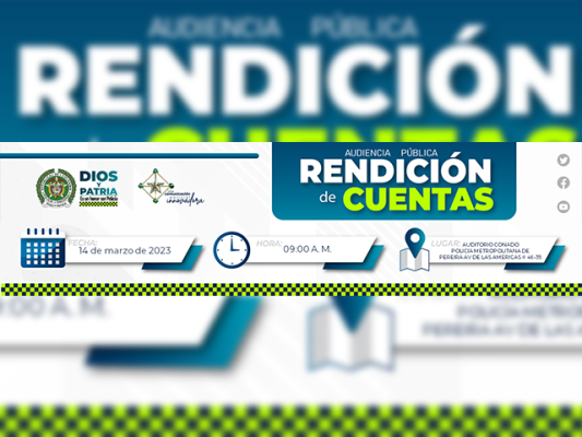 Llevaremos a cabo el 14 de marzo la audiencia pública de rendición de cuentas vigencia 2022   