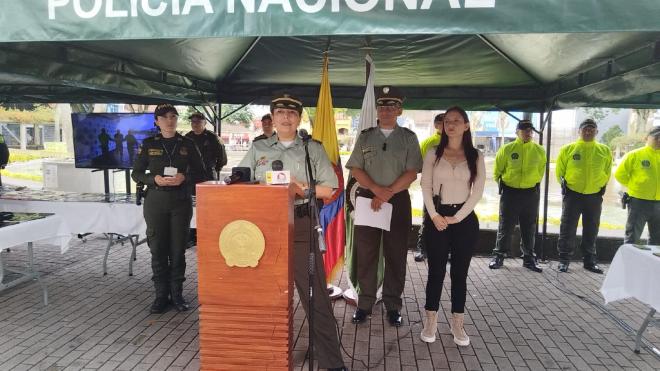 Con la presencia de la secretaria de gobierno de la ciudad de Pereira, Karen Zape, realizamos el lanzamiento del plan choque seguridad 360