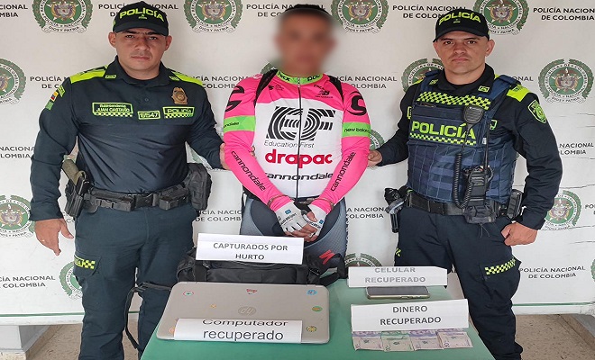 Capturado por hurto a persona