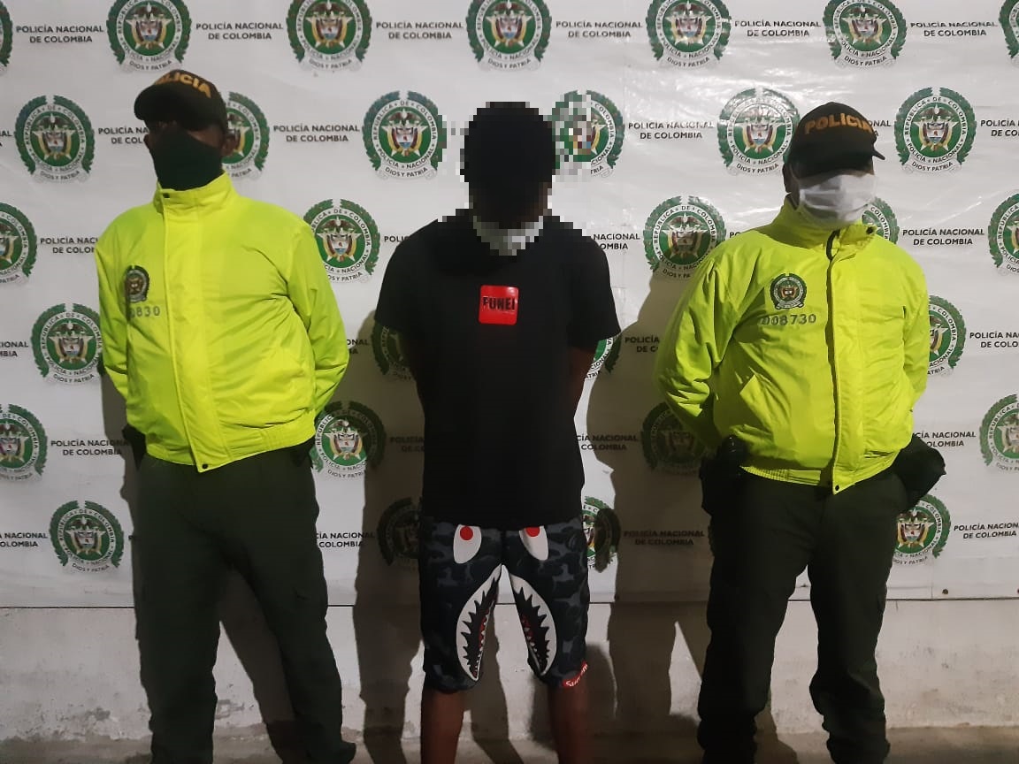 Contundente  operativo realizado por la Policía Nacional permitió la captura de alias “Yuca”