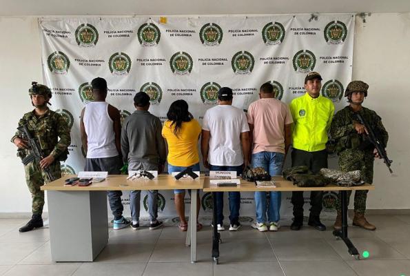 Capturadas cinco personas