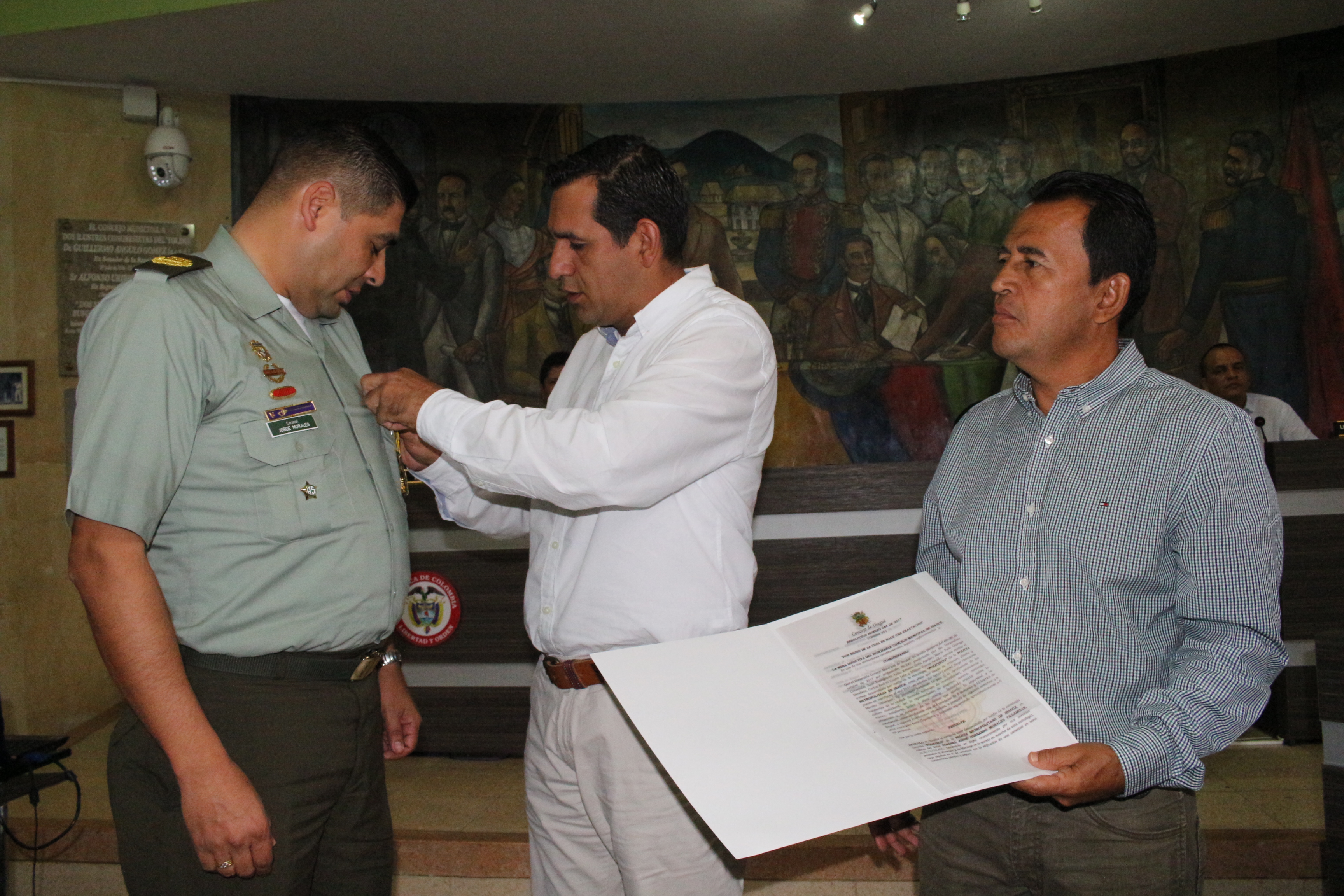 Concejo Municipal de Ibagué exalta la labor de la Policía por el Policirco