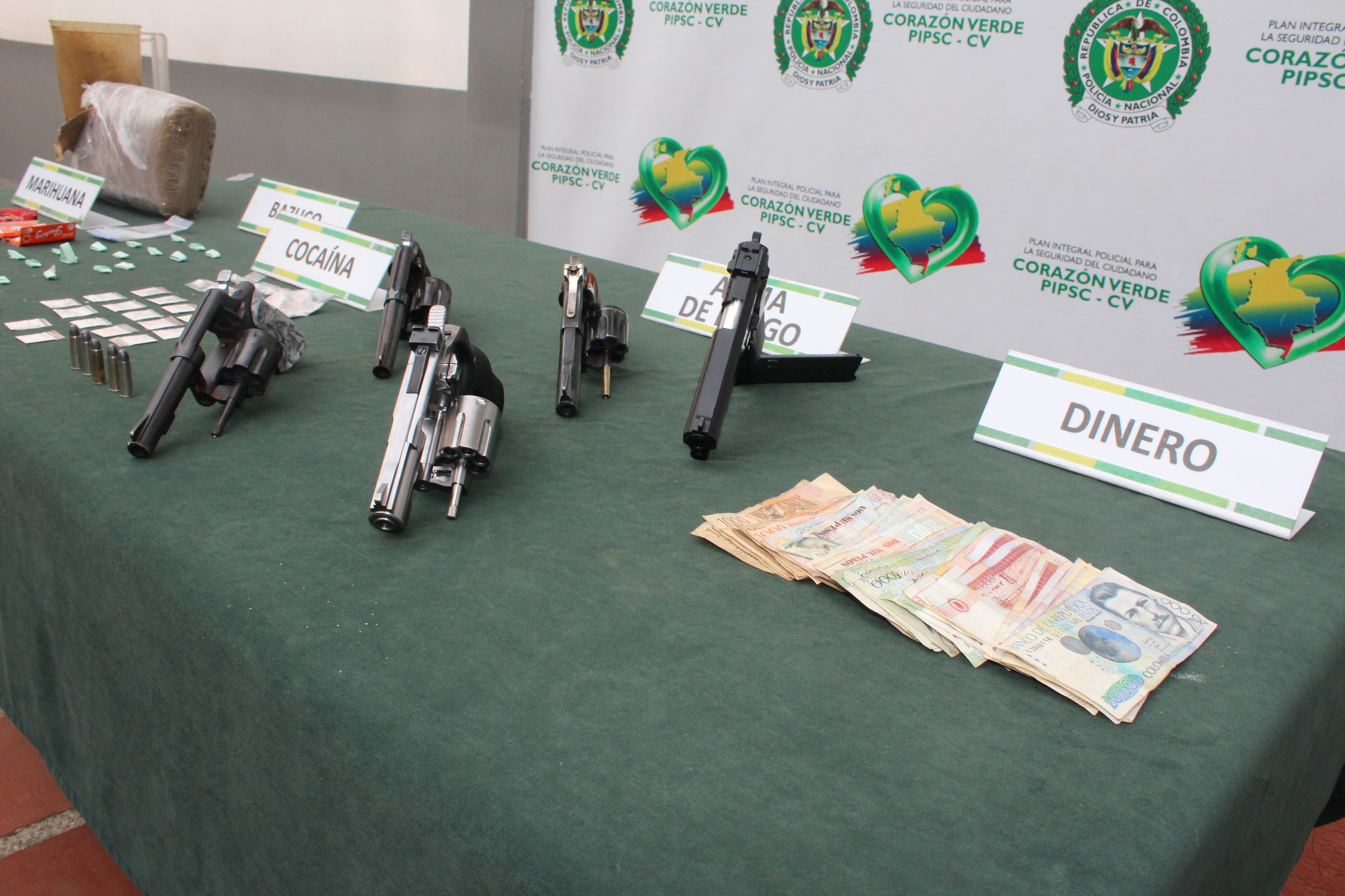 Capturadas siete personas que estarian dedicadas al homicidio