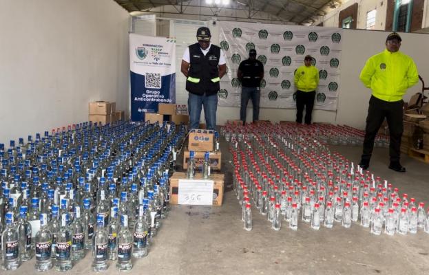 Incautación de licor adulterado