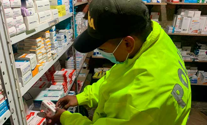 incautación corrupción de medicamento