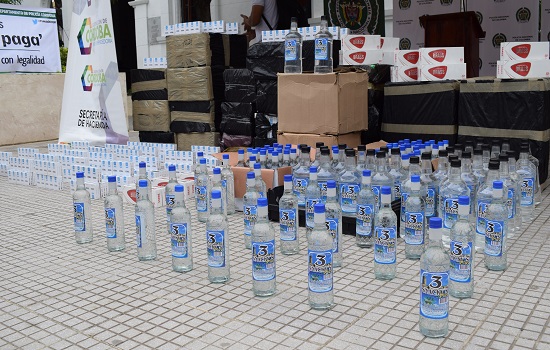 Fueron incautadas 13.700 cajetillas de cigarrillos que no tenían documentación legal