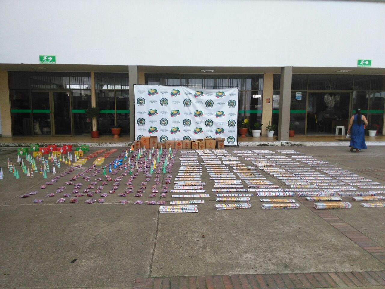 Policía Nacional- incauta-480-Kilos-Pólvora-Caqueta