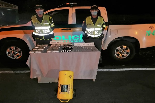 La droga venía en modalidad encomienda dentro de un compresor de aire 