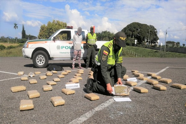 218 kilogramos de marihuana fueron incautados en cuatro procedimientos 