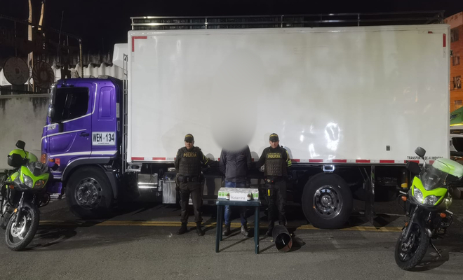 Un capturado y un vehículo inmovilizado dejó actividades de registro y control