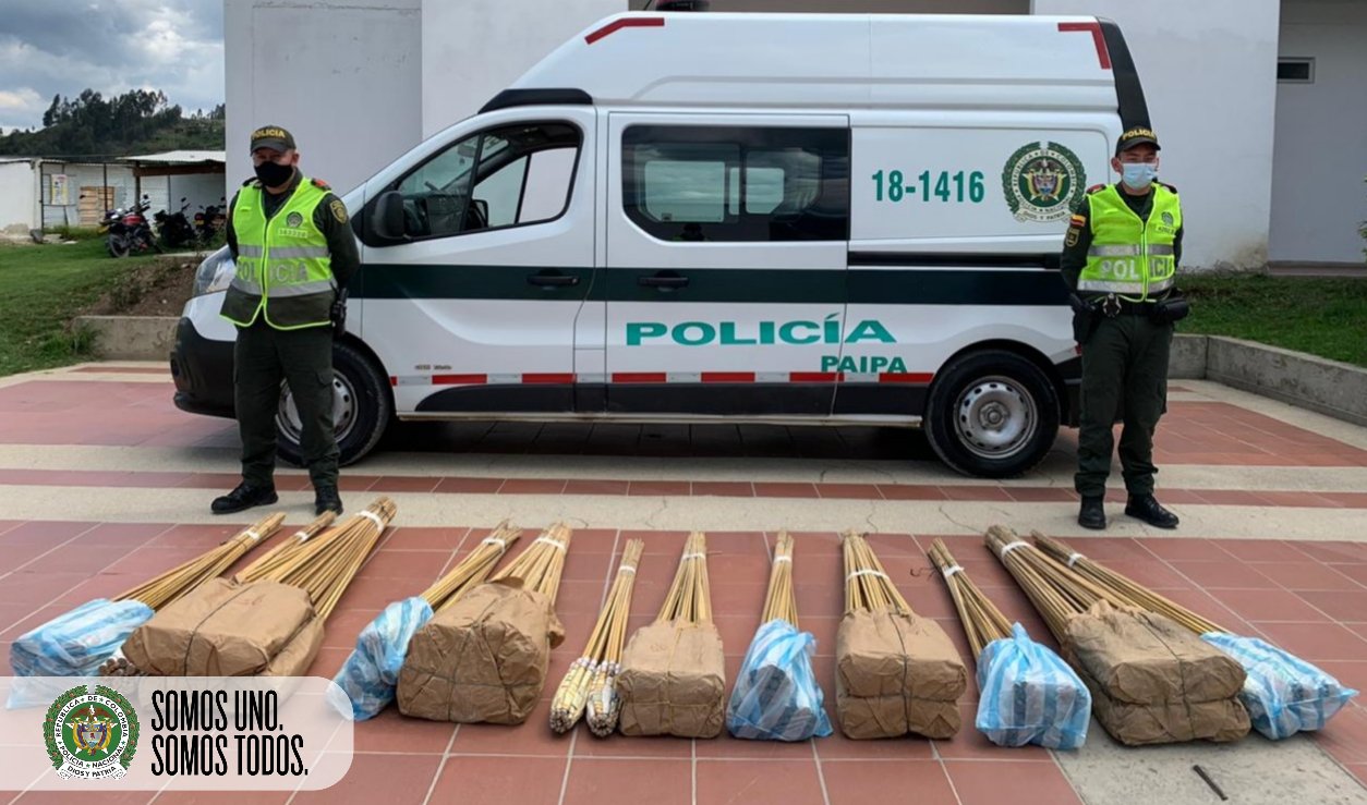  Incautación de pólvora en Paipa