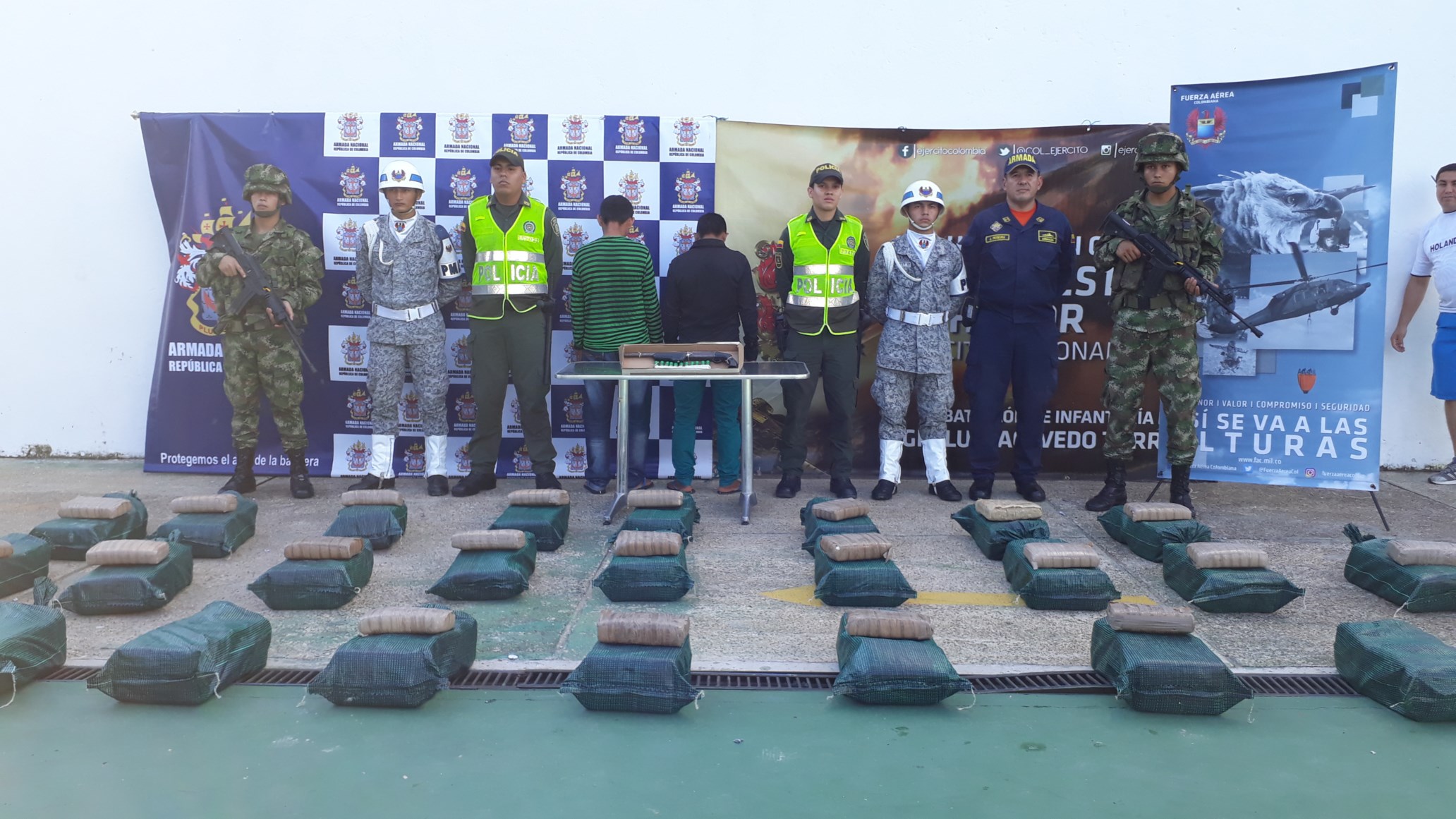 181.94 kilogramos de marihuana