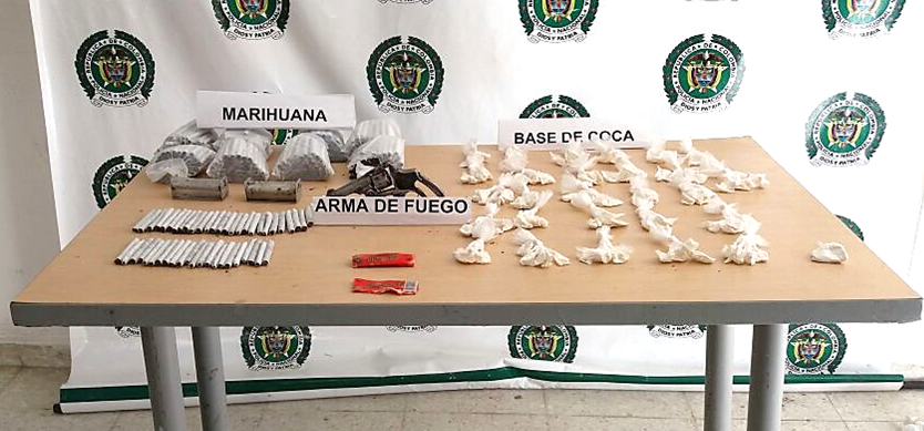 incautacion de droga-allanamientos-porte-trafico-estupefaciente-cocaína-marihuana-cuadrante-MNVCC-SIJIN-magdalena-fundación-aracataca