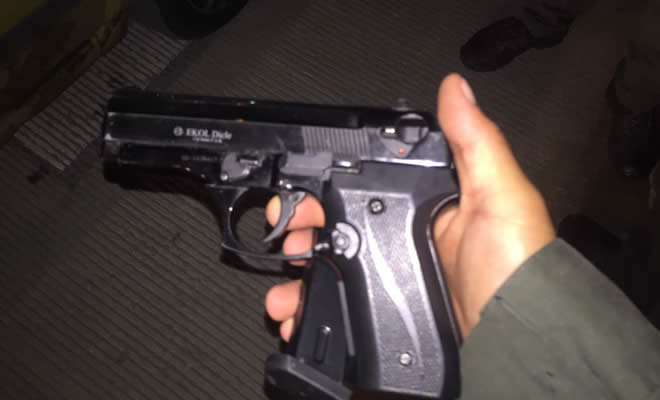 Incautada arma de fogueo