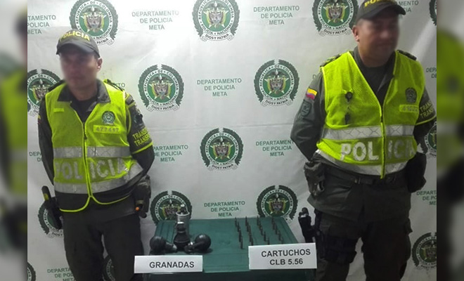 En-el-Meta-le-quitamos-cuatro-granadas-de-impacto-y-munición-para-fusil-a-la-delincuencia