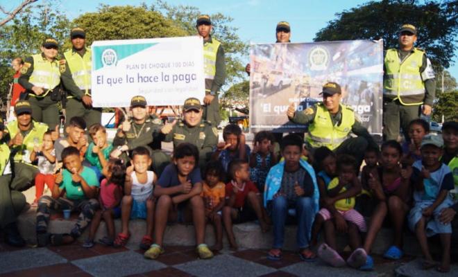 actividad del grupo de infancia y adolescencia guajira con niños venezolanos 