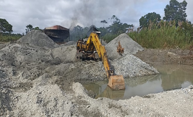 Intervenimos doce entables mineros en los municipios de Santa Rita de Iró y el Cantón de San Pablo 