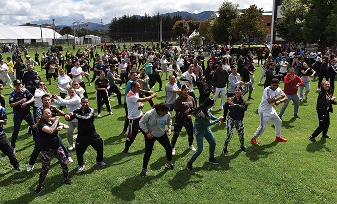Jornada recreodeportiva guarnición Bogotá