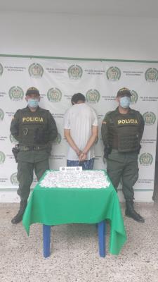 Joven es capturado con estupefacientes 