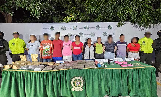 Desde marihuana hasta Lsd traficaban en este expendio de estupefacientes.