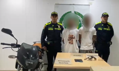 Capturados por extorsión a comerciantes