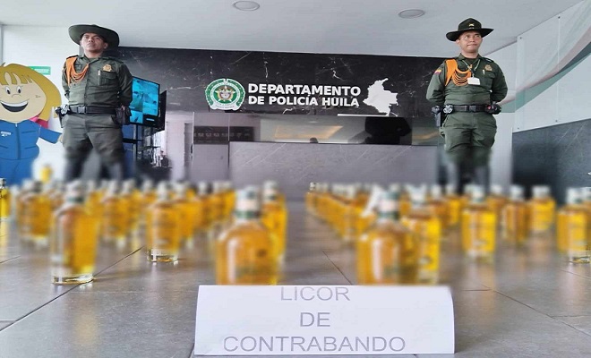 La Policía Nacional incauta licor de contrabando 