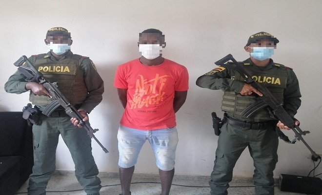 Lo capturamos en un billar del municipio de Lloró Chocó