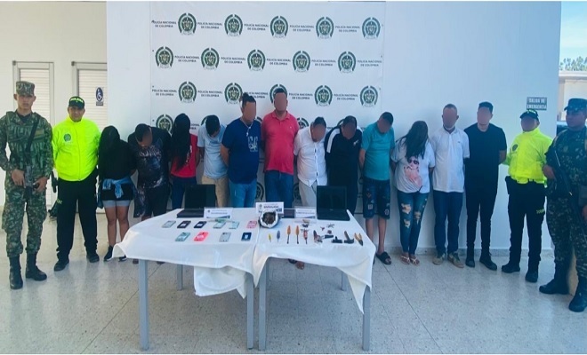 12 capturas por orden judicial y dos notificaciones en centros carcelarios