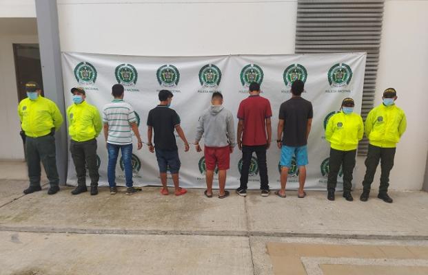 Capturados por estupefacientes 