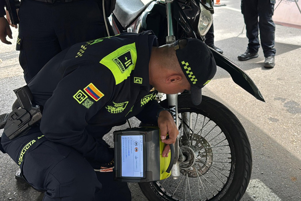 Marcación de más de 127 motocicletas