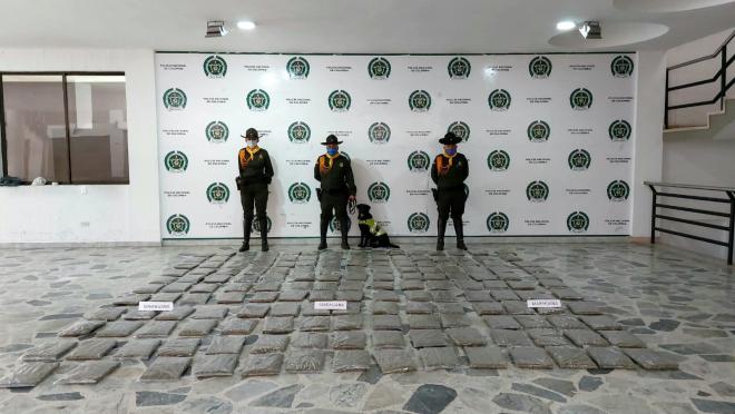 80 Mil dosis de marihuana incautada 