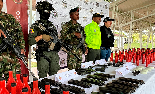 Material de guerra fue hallado en zona rural de Argelia