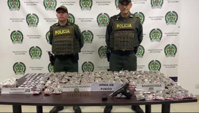 Material incautado alias Kiko