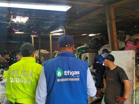 Realizaron operativos en las chatarrerías de Manizales