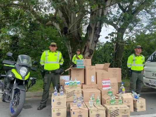 En Manizales, la Policía Nacional evitó que mercancía de contrabando ingresará a la ciudad