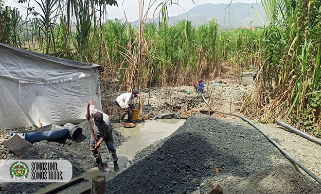 Cinco capturados por el delito de explotación ilícita de yacimiento minero en cauca.