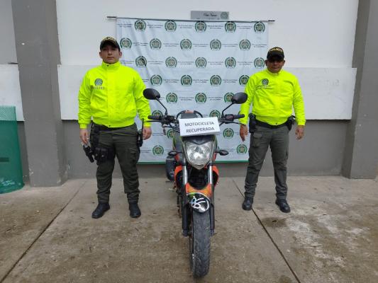 moto recuperada SIJIN