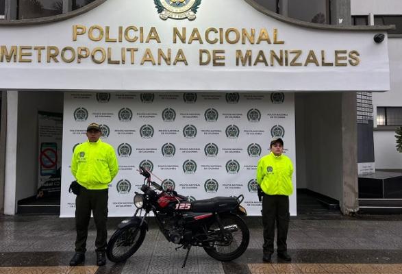 Motocicleta recuperada