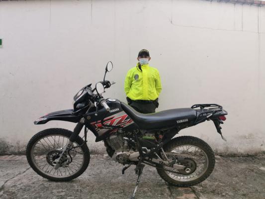 Motocicletas recuperadas en Boyacá