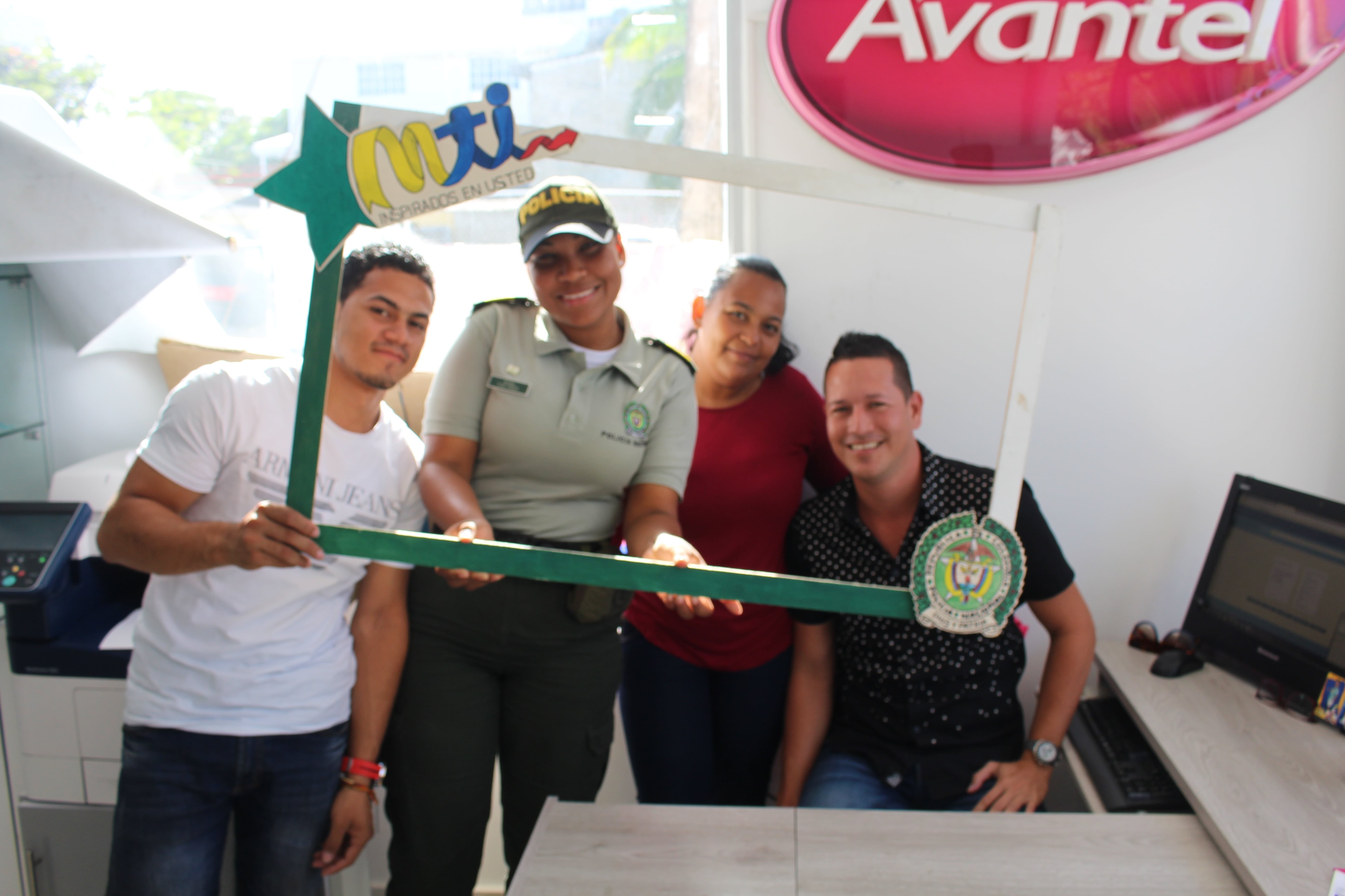 Llegamos al sector céntrico para dar a conocer este plan de movilización del cambio