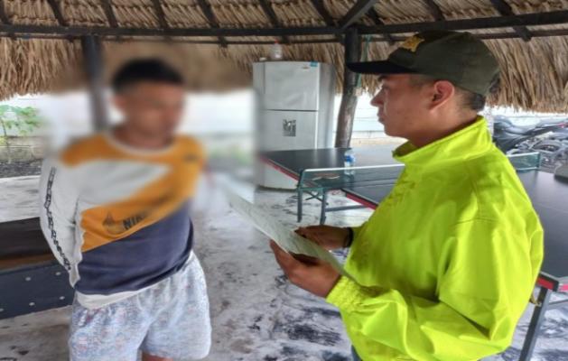 Capturado por el delito de homicidio agravado y fabricación, tráfico o porte de armas de fuego