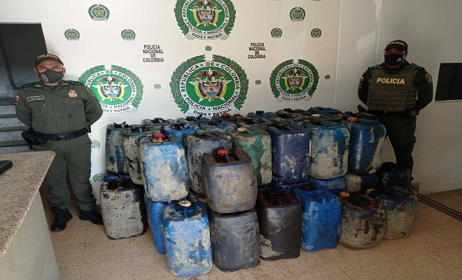 Nuevas incautaciones de combustible ilegal