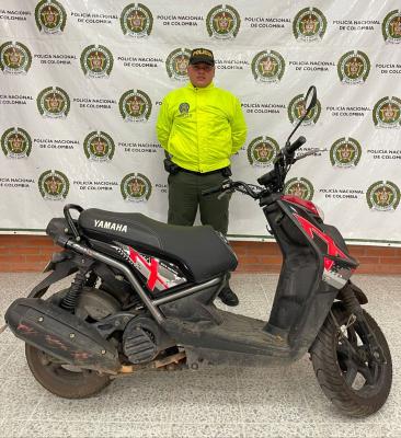 Motocicleta recuperada