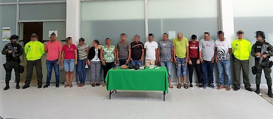 18 capturas, de las cuales 15 fueron en cumplimiento a órdenes de capturas, 2 notificaciones en centros carcelarios y 1 en flagrancia.